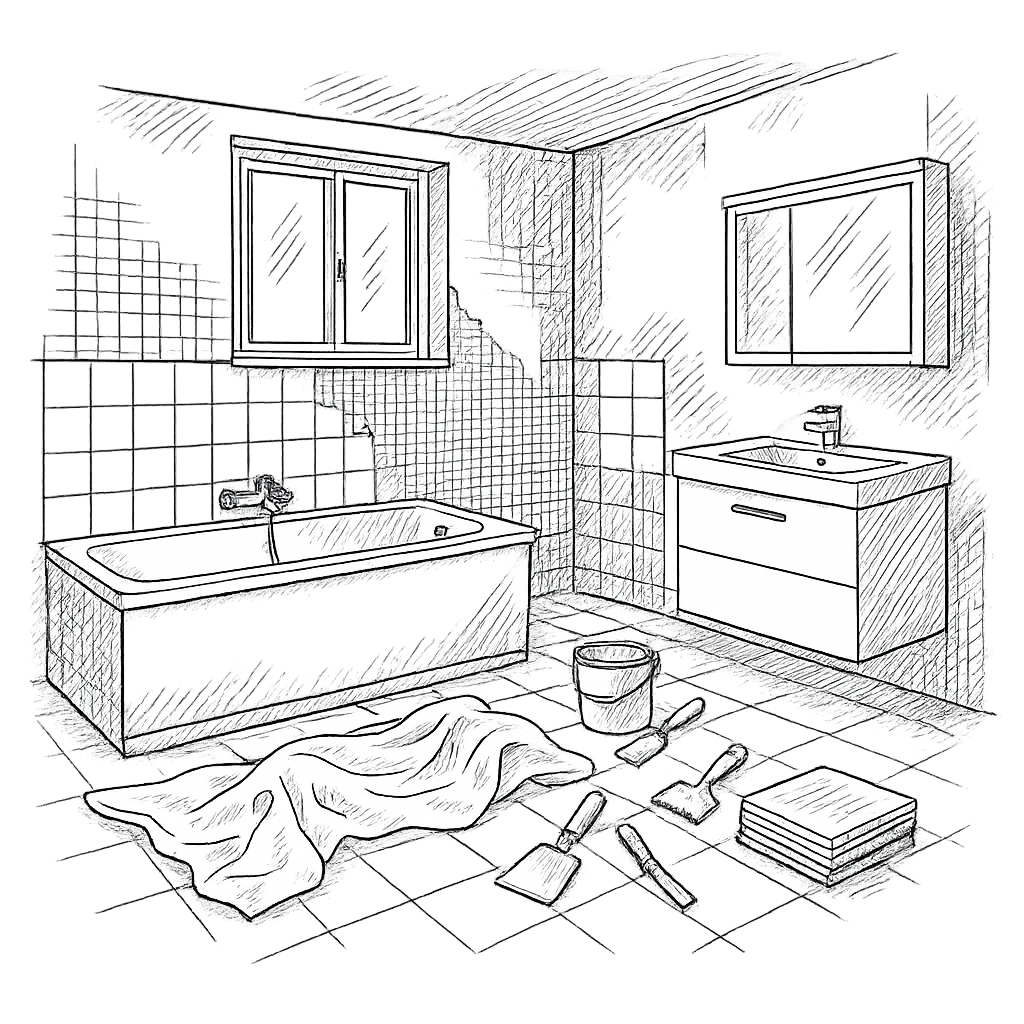 Salle de bains — ZPTOP carreleur à Rennes